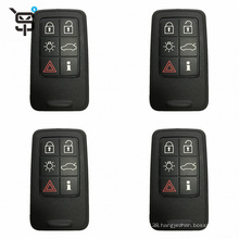 Factory price black Smart Key with 6 Buttons car remote key for Volvo 434MHz PCF7953 KR55WK49266